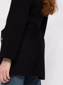 ( Positively Conscious ) Maje Mantel Mit Bindegürtel BLACK -Maje Verkäufe 2024 16984644 34031695 600