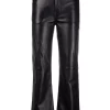 Maje BLACK Lederhose Mit Hohem Bund Damen -Maje Verkäufe 2024 16986000 34236813 600