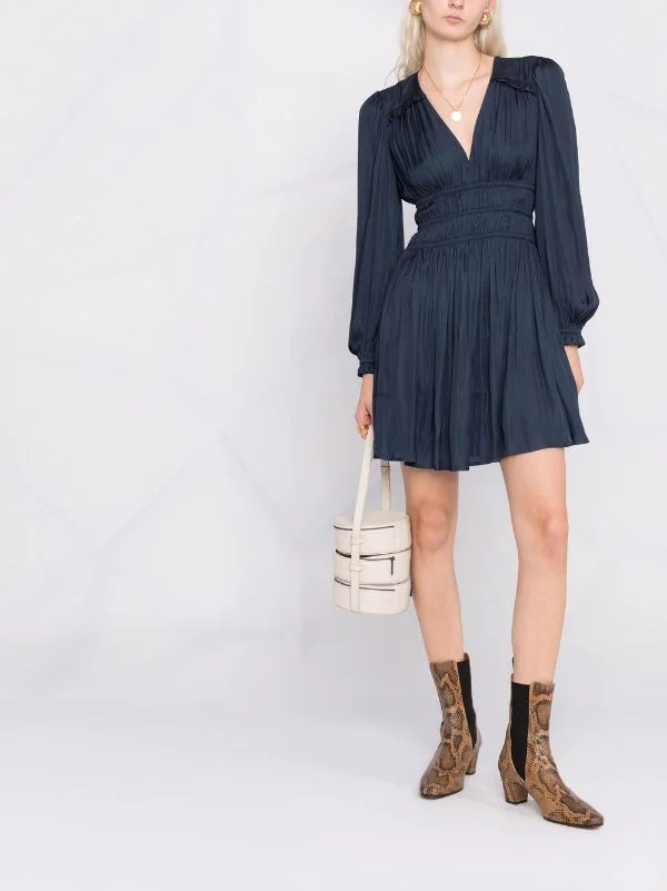 ( Permanente Kollektion ) Maje 0103 MARINE Rianne Kleid Damen 4 ( Permanente Kollektion ) Maje 0103 MARINE Rianne Kleid Damen - Image 2