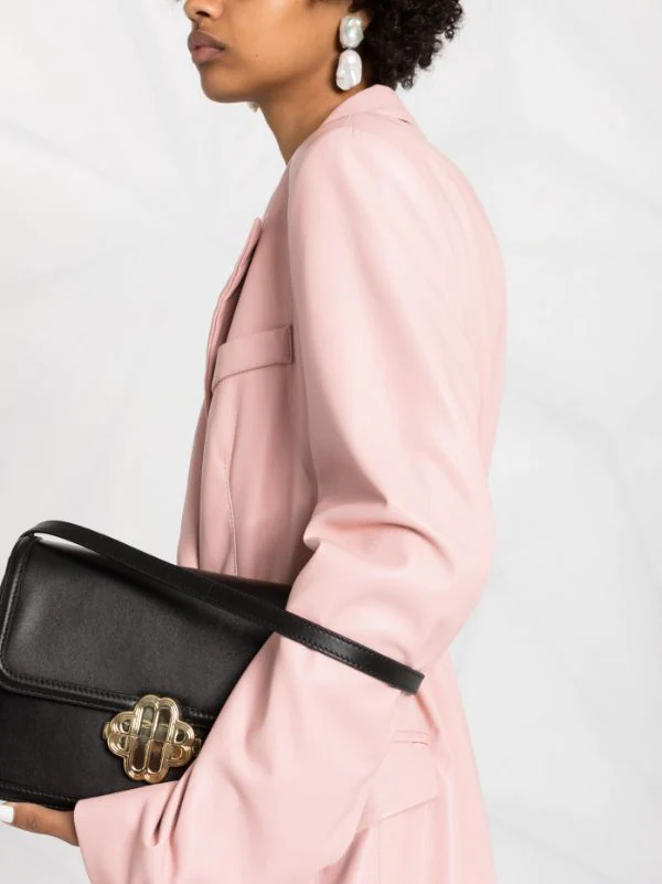 ( Permanente Kollektion ) Maje BLACK Mittelgroße Schultertasche Damen 5 ( Permanente Kollektion ) Maje BLACK Mittelgroße Schultertasche Damen - Image 3