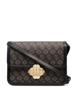 Maje Schultertasche Mit Logo-Print Damen