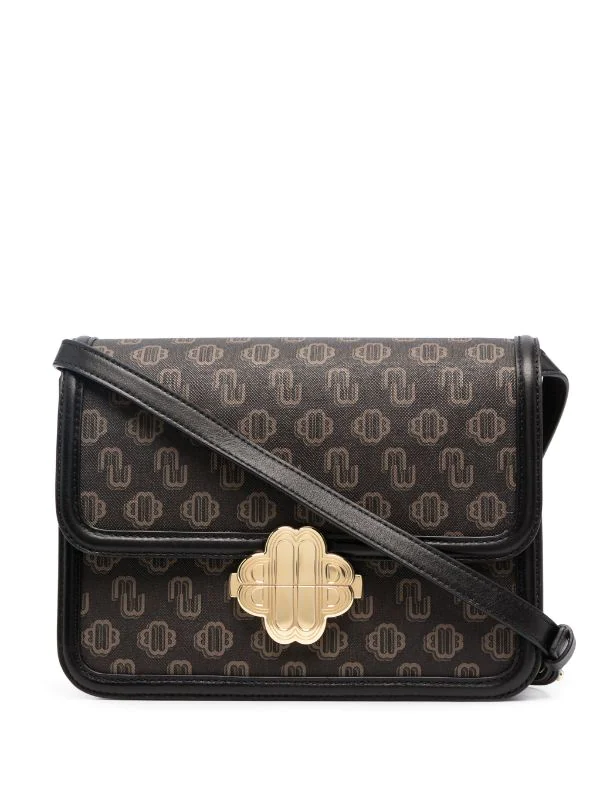 Maje Schultertasche Mit Logo-Print Damen 3 Maje Schultertasche Mit Logo-Print Damen