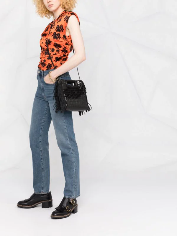 ( Permanente Kollektion ) Maje Gürteltasche Aus Leder Damen 4 ( Permanente Kollektion ) Maje Gürteltasche Aus Leder Damen - Image 2