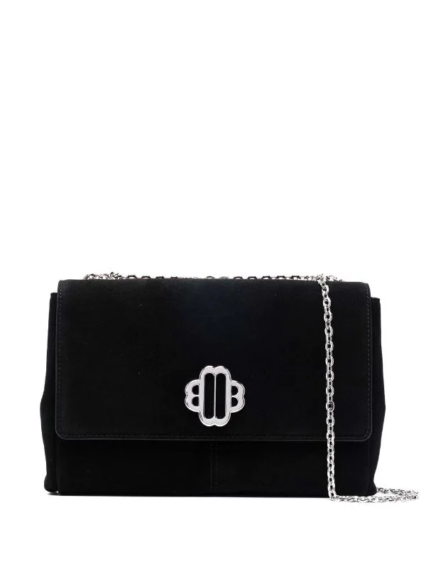 Maje Klassische Schultertasche BLACK 3 Maje Klassische Schultertasche BLACK