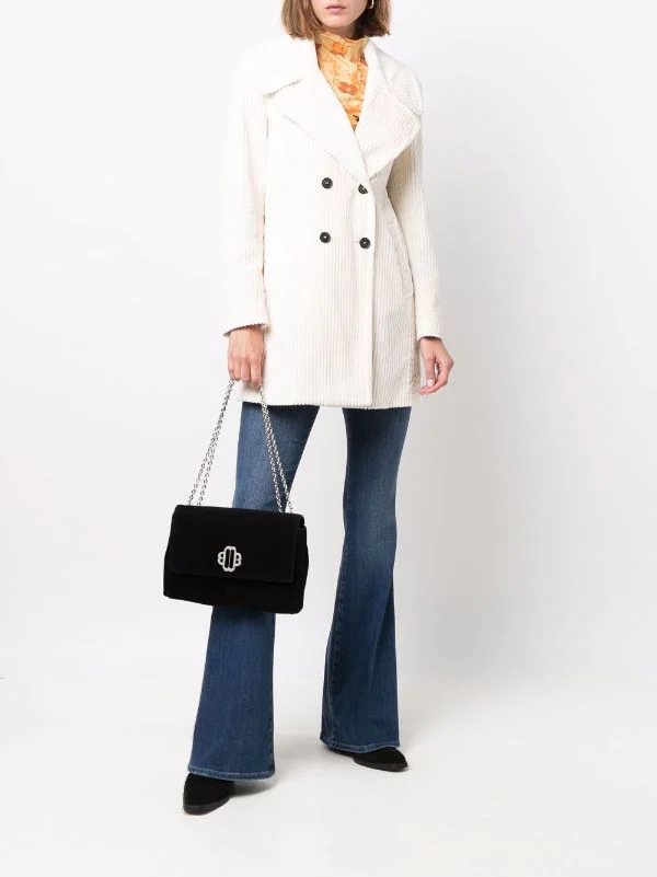 Maje Klassische Schultertasche BLACK 4 Maje Klassische Schultertasche BLACK - Image 2