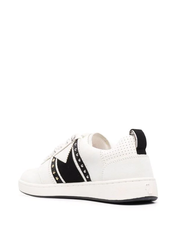 Maje BLACK / WHITE Furious Sneakers Damen 5 Maje BLACK / WHITE Furious Sneakers Damen - Image 3