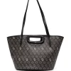 Maje 0048 MARRON Shopper Mit Monogramm-Print Damen -Maje Verkäufe 2024 17184885 7755170f 6dd7 4b7d b477 f19d328030f3 600