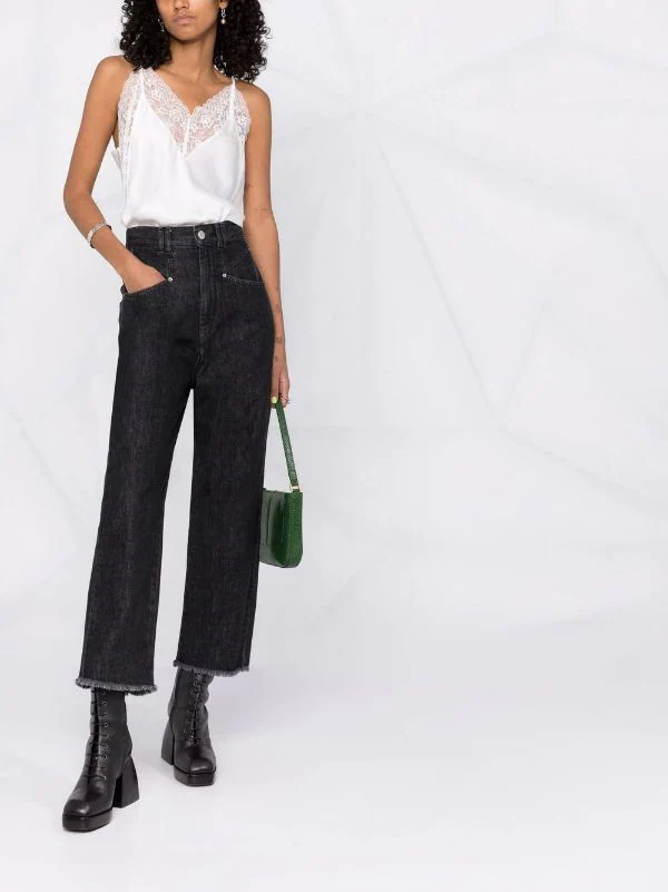 ( Permanente Kollektion ) Maje Ecru Top Mit Spitzendetail Damen 4 ( Permanente Kollektion ) Maje Ecru Top Mit Spitzendetail Damen - Image 2