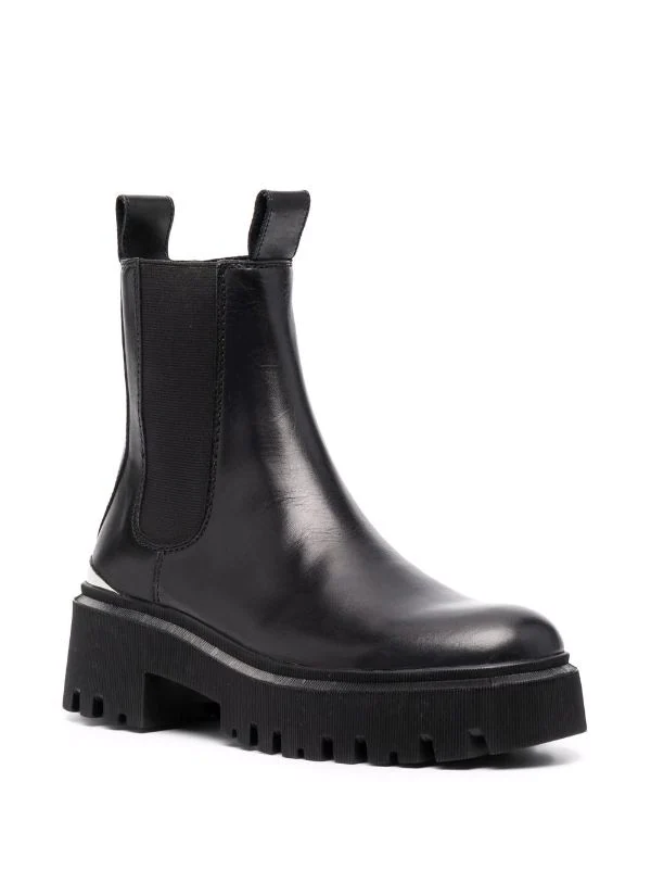 ( Permanente Kollektion ) Maje Chelsea-Boots Mit Dicker Sohle BLACK 4 ( Permanente Kollektion ) Maje Chelsea-Boots Mit Dicker Sohle BLACK - Image 2