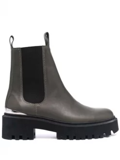 Maje Chelsea-Boots Mit Geriffelter Sohle Damen