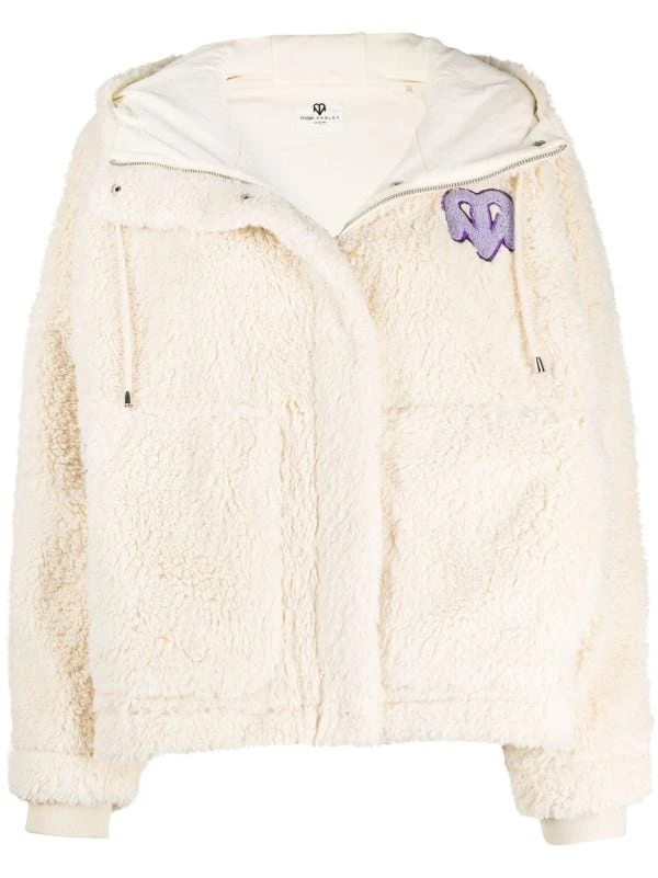 ( Permanente Kollektion ) Maje Kapuzenjacke Aus Shearling Damen 3 ( Permanente Kollektion ) Maje Kapuzenjacke Aus Shearling Damen