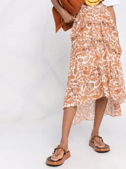 ( Neue Saison ) Maje Asymmetrischer Rock Mit Paisley-Print Damen 12 ( Neue Saison ) Maje Asymmetrischer Rock Mit Paisley-Print Damen -Maje Verkäufe 2024 17558727 36922879 600