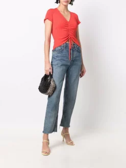 ( Neue Saison ) Maje Orange Geripptes Strickoberteil Damen 8 ( Neue Saison ) Maje Orange Geripptes Strickoberteil Damen -Maje Verkäufe 2024 17558730 37319947 600