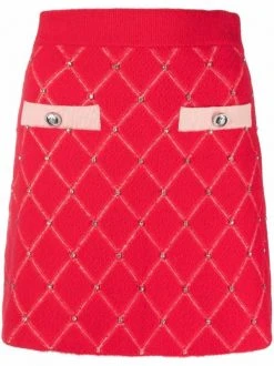 Maje Verkäufe 2024 56 ( Exklusiv ) Maje Jade Minirock Red