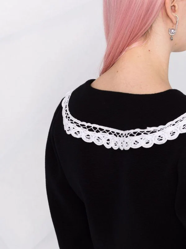 ( Neue Saison ) Maje Cardigan Mit Spitze Black 5 ( Neue Saison ) Maje Cardigan Mit Spitze Black - Image 3