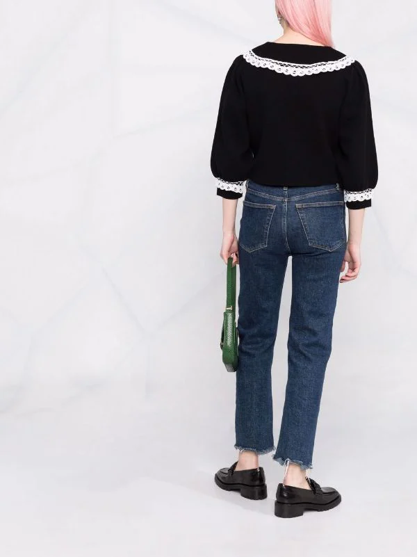 ( Neue Saison ) Maje Cardigan Mit Spitze Black 8 ( Neue Saison ) Maje Cardigan Mit Spitze Black - Image 6