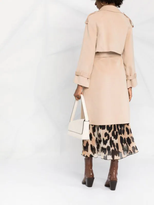 ( Neue Saison ) Maje Beige Trenchcoat Mit Gürtel Damen 6 ( Neue Saison ) Maje Beige Trenchcoat Mit Gürtel Damen - Image 4