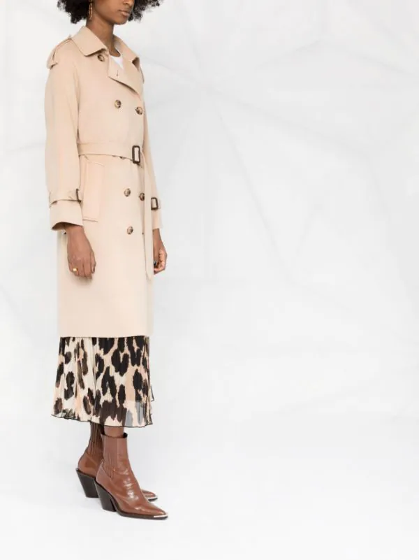 ( Neue Saison ) Maje Beige Trenchcoat Mit Gürtel Damen 8 ( Neue Saison ) Maje Beige Trenchcoat Mit Gürtel Damen - Image 6