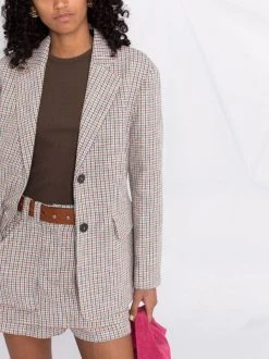 ( Neue Saison ) Maje Karierter Blazer Damen -Maje Verkäufe 2024 17558744 36756010 600
