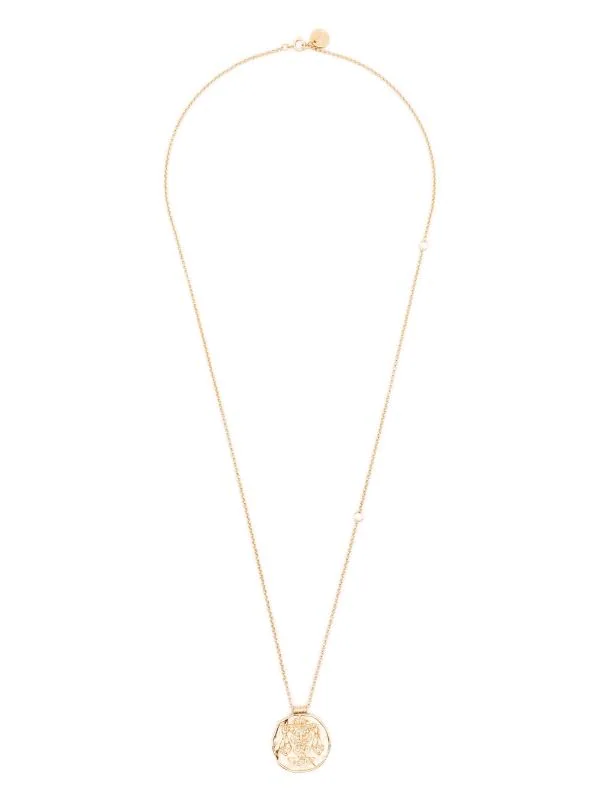 Maje Halskette Mit Verziertem Waage-Anhänger Damen 5 Maje Halskette Mit Verziertem Waage-Anhänger Damen - Image 3