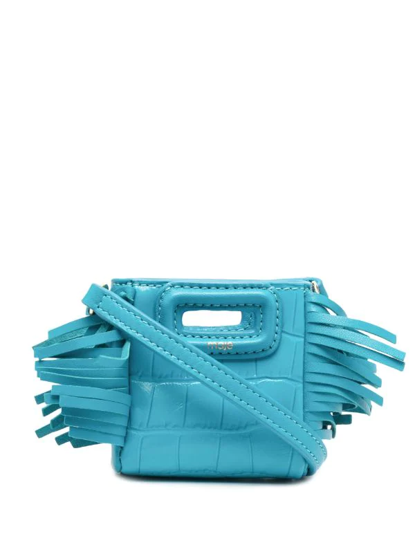 ( Neue Saison ) Maje Mini M Airpods-Tasche D016 BLEU PISCINE 3 ( Neue Saison ) Maje Mini M Airpods-Tasche D016 BLEU PISCINE