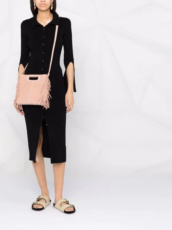 ( Permanente Kollektion ) Maje A013 ROSE CLAIR Handtasche Aus Wildleder Damen 4 ( Permanente Kollektion ) Maje A013 ROSE CLAIR Handtasche Aus Wildleder Damen - Image 2