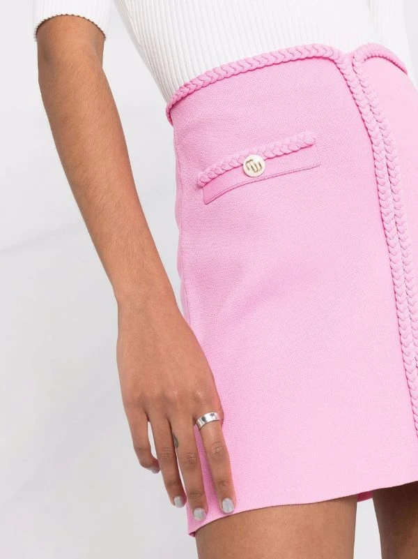 ( Neue Saison ) Maje 0183 PINK Rock Mit Logo Damen 5 ( Neue Saison ) Maje 0183 PINK Rock Mit Logo Damen - Image 3