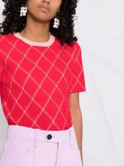 ( Exklusiv ) Maje Gemusterter Pullover Damen 10 ( Exklusiv ) Maje Gemusterter Pullover Damen -Maje Verkäufe 2024 17558807 36755743 600