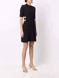 ( Neue Saison ) Maje Minikleid Aus Geripptem Strick Black -Maje Verkäufe 2024 17558813 37322056 600