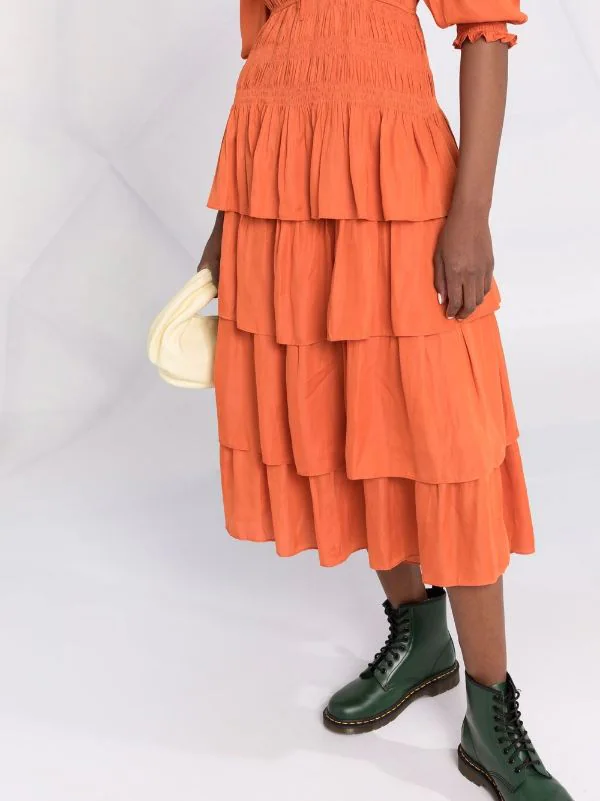 ( Neue Saison ) Maje Radjinette Midikleid Damen 7 ( Neue Saison ) Maje Radjinette Midikleid Damen - Image 5