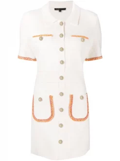 ( Neue Saison ) Maje Gestricktes Kleid Damen