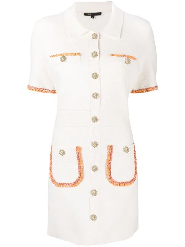 ( Neue Saison ) Maje Gestricktes Kleid Damen 3 ( Neue Saison ) Maje Gestricktes Kleid Damen