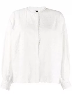 ( Neue Saison ) Maje Hemd Mit Lochstickerei Damen