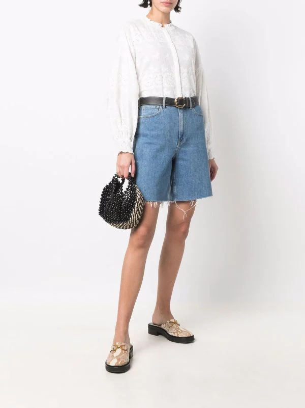 ( Neue Saison ) Maje Hemd Mit Lochstickerei Damen 4 ( Neue Saison ) Maje Hemd Mit Lochstickerei Damen - Image 2