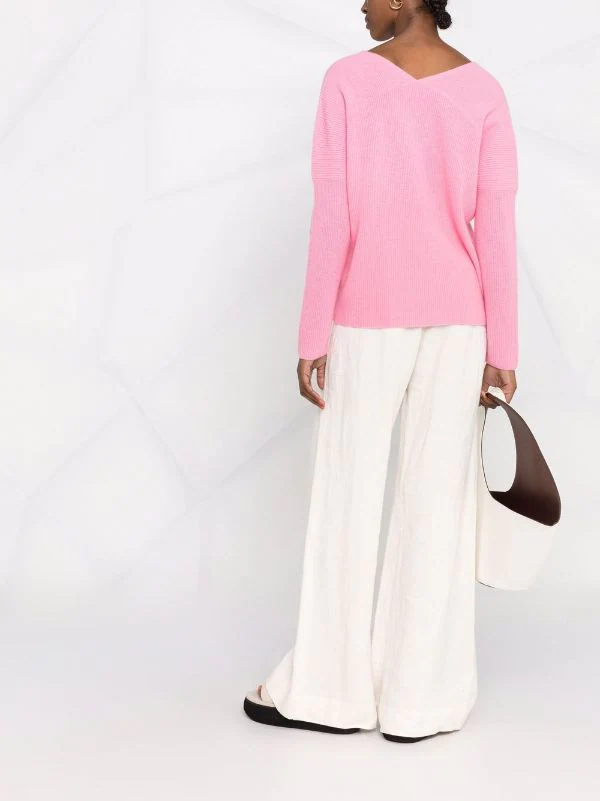 Maje Madina Kaschmir-Strickpullover Pink 6 Maje Madina Kaschmir-Strickpullover Pink - Image 4