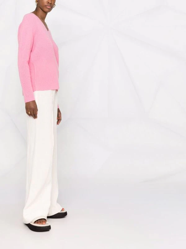 Maje Madina Kaschmir-Strickpullover Pink 8 Maje Madina Kaschmir-Strickpullover Pink - Image 6