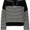 ( Neue Saison ) Maje BLACK / WHITE Kaschmirpullover Mit V-Ausschnitt Damen 2 ( Neue Saison ) Maje BLACK / WHITE Kaschmirpullover Mit V-Ausschnitt Damen -Maje Verkäufe 2024 17559275 37683459 600