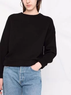 ( Neue Saison ) Maje Sweatshirt Mit Wellenkanten NOIR -Maje Verkäufe 2024 17559281 37140615 600