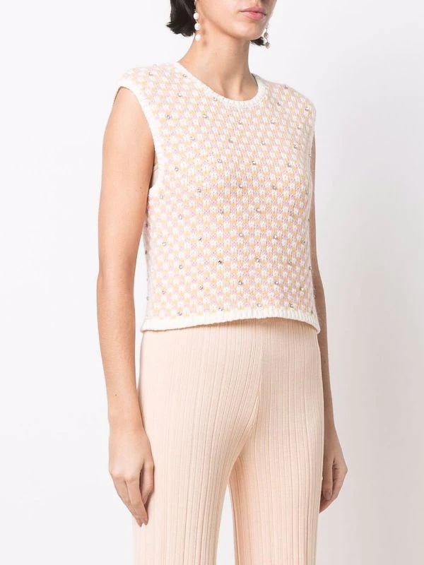 ( Neue Saison ) Maje Top Mit Karomuster Damen 5 ( Neue Saison ) Maje Top Mit Karomuster Damen - Image 3