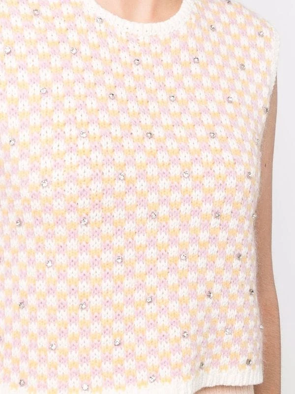 ( Neue Saison ) Maje Top Mit Karomuster Damen 7 ( Neue Saison ) Maje Top Mit Karomuster Damen - Image 5