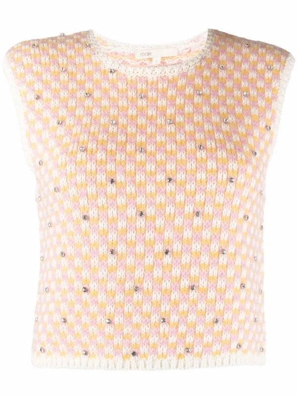 ( Neue Saison ) Maje Top Mit Karomuster Damen 3 ( Neue Saison ) Maje Top Mit Karomuster Damen