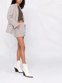 ( Neue Saison ) Maje Karierte Shorts Mit Hohem Bund BLUE BEIGE 11 ( Neue Saison ) Maje Karierte Shorts Mit Hohem Bund BLUE BEIGE -Maje Verkäufe 2024 17559350 36757114 600