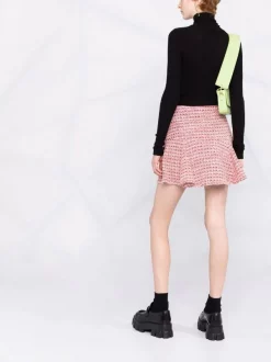 ( Exklusiv ) Maje Ausgestelltes Minikleid F012 ROSE/ROUGE -Maje Verkäufe 2024 17559355 36757042 600