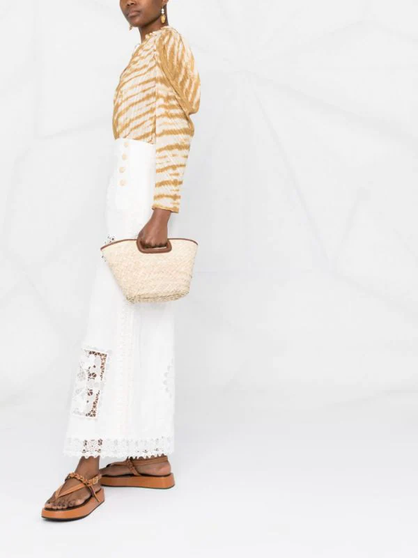 ( Neue Saison ) Maje Tasche Aus Stroh CARAMEL 4 ( Neue Saison ) Maje Tasche Aus Stroh CARAMEL - Image 2