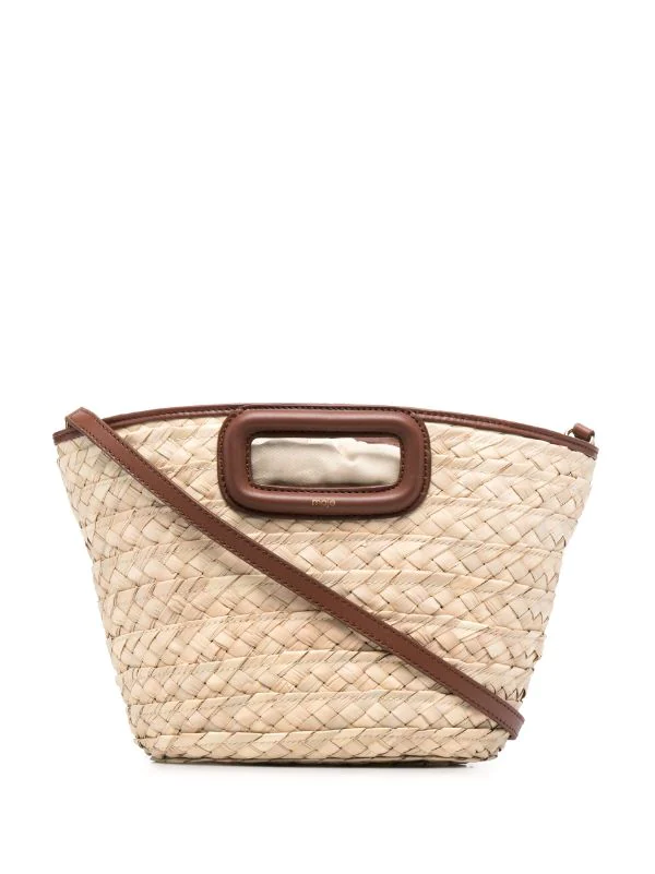 ( Neue Saison ) Maje Tasche Aus Stroh CARAMEL 3 ( Neue Saison ) Maje Tasche Aus Stroh CARAMEL