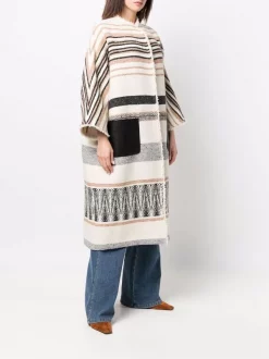 ( Neue Saison ) Maje Gestreifter Mantel Beige 9 ( Neue Saison ) Maje Gestreifter Mantel Beige -Maje Verkäufe 2024 17559368 38732728 600