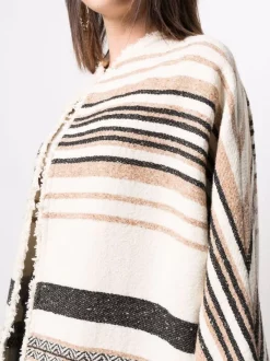 ( Neue Saison ) Maje Gestreifter Mantel Beige 11 ( Neue Saison ) Maje Gestreifter Mantel Beige -Maje Verkäufe 2024 17559368 38735520 600