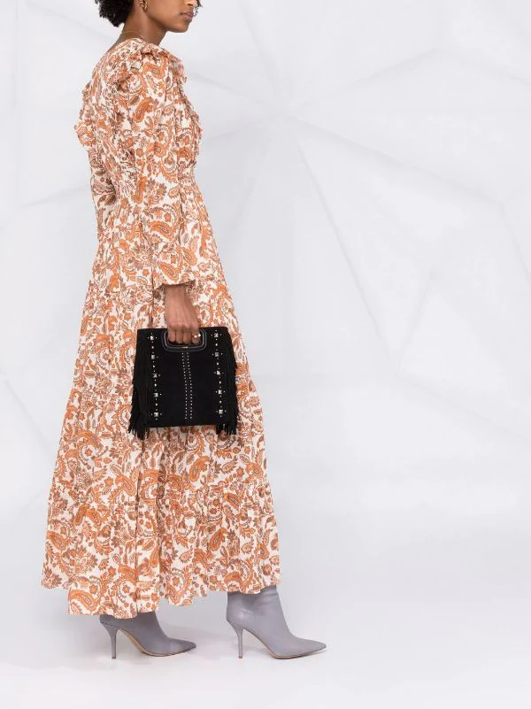 ( Neue Saison ) Maje 2517 BLACK Handtasche Mit Nieten Damen 4 ( Neue Saison ) Maje 2517 BLACK Handtasche Mit Nieten Damen - Image 2