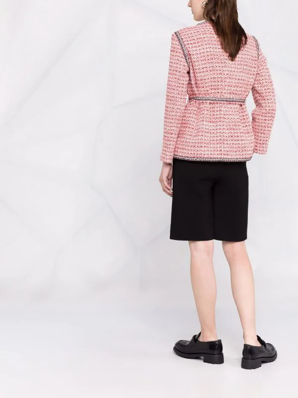 ( Exklusiv ) Maje ROSE / ROUGE Jacke Mit Tweed-Styles Damen 8 ( Exklusiv ) Maje ROSE / ROUGE Jacke Mit Tweed-Styles Damen - Image 6