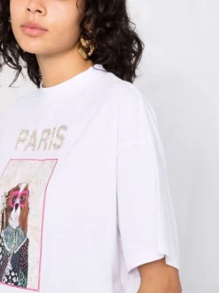 ( Neue Saison ) Maje T-Shirt Mit Grafischem Print Damen -Maje Verkäufe 2024 17559377 37138574 600